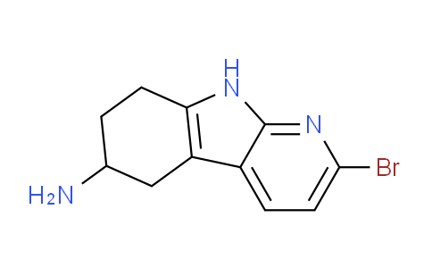 CAS No. 1342810-90-5, 2-Bromo-6,7,8,9-tetrahydro-5H-pyrido[2,3-b]indol-6-amine