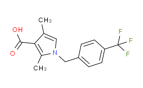 CAS No. 2375814-28-9, 2,4-Dimethyl-1-(4-(trifluoromethyl)benzyl)-1H-pyrrole-3-carboxylic acid