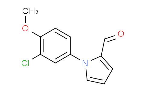 CAS No. 881041-28-7, 1-(3-Chloro-4-methoxyphenyl)-1H-pyrrole-2-carbaldehyde