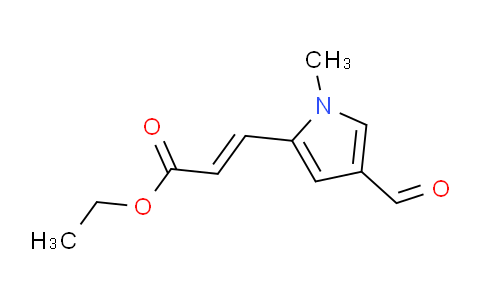 CAS No. 852475-62-8, ethyl (E)-3-(4-formyl-1-methyl-1H-pyrrol-2-yl)acrylate