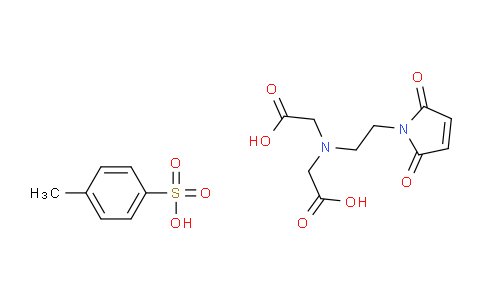 CAS No. 207612-93-9, 2-[carboxymethyl-[2-(2,5-dioxopyrrol-1-yl)ethyl]amino]acetic acid;4-methylbenzenesulfonic acid
