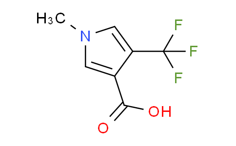 CAS No. 130530-01-7, 1-Methyl-4-(trifluoromethyl)-1H-pyrrole-3-carboxylic acid