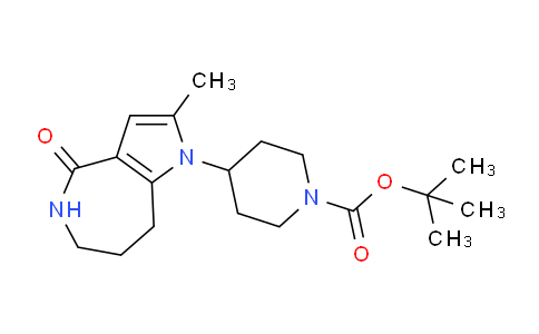 CAS No. 1243389-28-7, 1-Boc-4-(2-Methyl-4-oxo-5,6,7,8-tetrahydropyrrolo[3,2-c]azepin-1(4H)-yl)piperidine