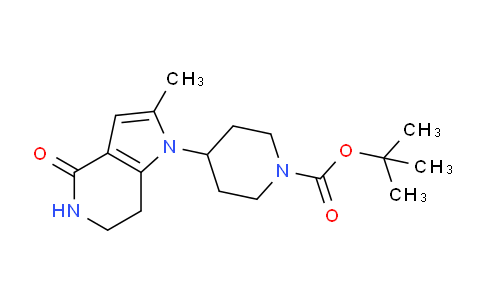 CAS No. 1243415-03-3, 1-Boc-4-(2-Methyl-4-oxo-4,5,6,7-tetrahydro-1H-pyrrolo[3,2-c]pyridin-1-yl)piperidine