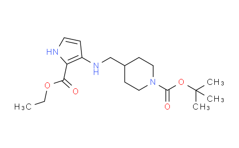 CAS No. 890655-87-5, 1-Boc-4-[(2-Ethoxycarbonyl-1H-pyrrol-3-ylamino)methyl]piperidine