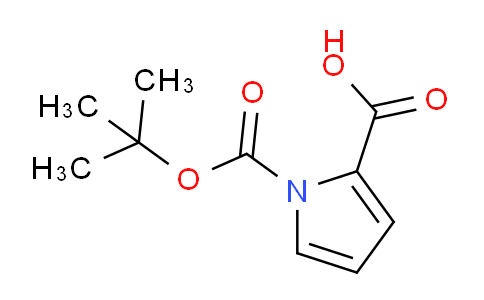 CAS No. 117657-40-6, 1-(tert-Butoxycarbonyl)-1H-pyrrole-2-carboxylic acid