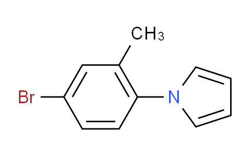 CAS No. 383137-70-0, 1-(4-Bromo-2-methylphenyl)-1H-pyrrole