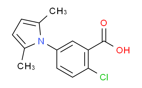 CAS No. 247225-32-7, 2-Chloro-5-(2,5-dimethylpyrrol-1-yl)benzoic acid