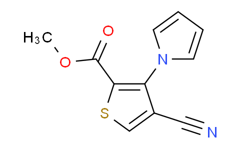 CAS No. 175201-81-7, Methyl 4-cyano-3-(1H-pyrrol-1-yl)thiophene-2-carboxylate
