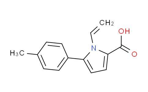 CAS No. 131172-66-2, 5-(p-Tolyl)-1-vinyl-1H-pyrrole-2-carboxylic acid