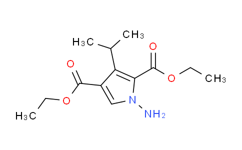 CAS No. 651744-39-7, Diethyl 1-amino-3-isopropyl-1H-pyrrole-2,4-dicarboxylate