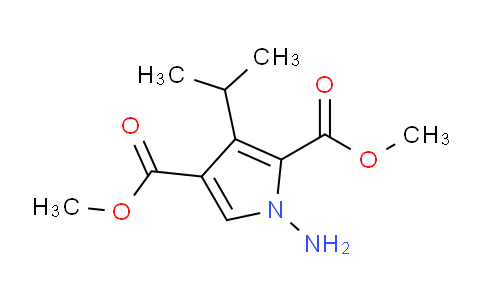 CAS No. 658085-39-3, Dimethyl 1-amino-3-isopropyl-1H-pyrrole-2,4-dicarboxylate