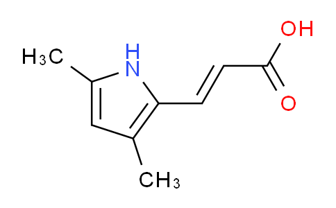 CAS No. 773130-87-3, (2E)-3-(3,5-dimethyl-1H-pyrrol-2-yl)prop-2-enoic acid