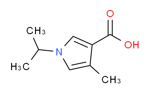 CAS No. 1330751-63-7, 4-methyl-1-(propan-2-yl)-1H-pyrrole-3-carboxylic acid