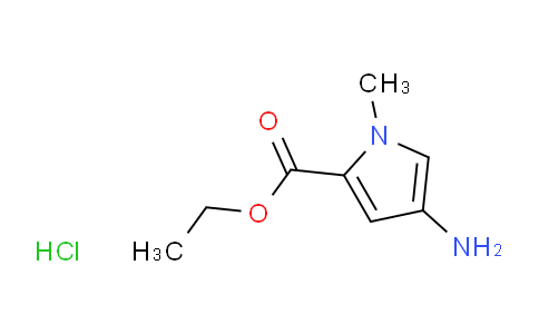 CAS No. 118438-51-0, ethyl 4-amino-1-methyl-1H-pyrrole-2-carboxylate hydrochloride
