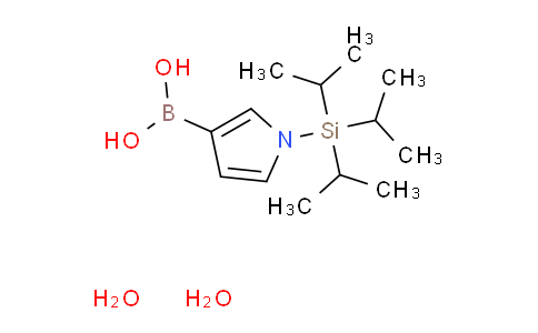 CAS No. 2304635-79-6, (1-triisopropylsilylpyrrol-3-yl)boronic acid;dihydrate