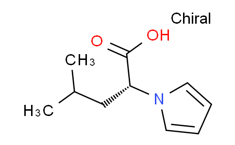 CAS No. 1786417-06-8, (2R)-4-methyl-2-(1H-pyrrol-1-yl)pentanoic acid