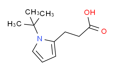 CAS No. 1707379-49-4, 3-(1-tert-butyl-1H-pyrrol-2-yl)propanoic acid