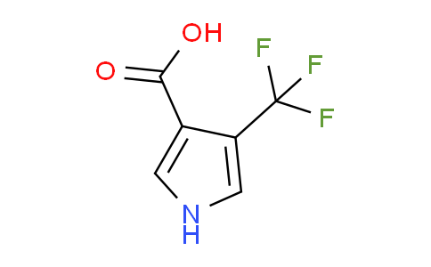 CAS No. 123324-24-3, 4-(trifluoromethyl)-1H-pyrrole-3-carboxylic acid