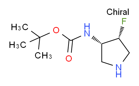 tert-butyl N-[cis-4-fluoropyrrolidin-3-yl]carbamate