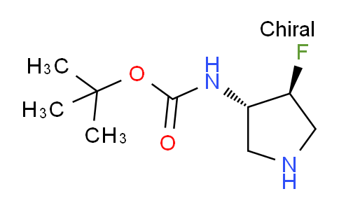 tert-butyl N-[trans-4-fluoropyrrolidin-3-yl]carbamate