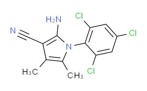 CAS No. 1096940-06-5, 2-Amino-4,5-dimethyl-1-(2,4,6-trichlorophenyl)-1H-pyrrole-3-carbonitrile