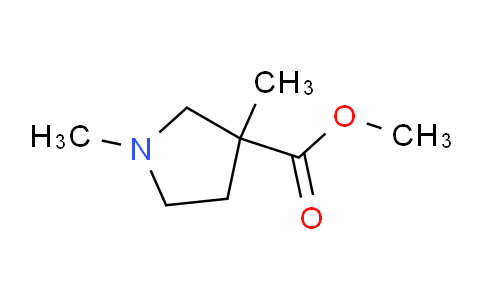 CAS No. 114725-00-7, methyl 1,3-dimethylpyrrolidine-3-carboxylate