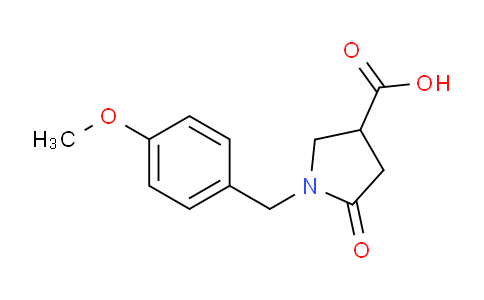 CAS No. 96449-89-7, 1-(4-methoxybenzyl)-5-oxopyrrolidine-3-carboxylic acid