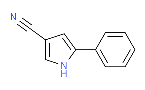 CAS No. 122453-85-4, 5-Phenyl-1H-pyrrole-3-carbonitrile