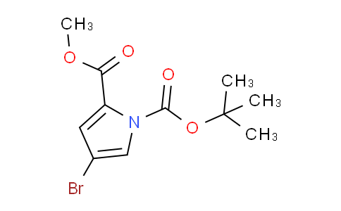 CAS No. 156237-78-4, 1-(tert-butyl) 2-methyl 4-bromo-1H-pyrrole-1,2-dicarboxylate