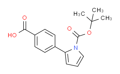 CAS No. 669713-98-8, 4-(1-(tert-butoxycarbonyl)-1H-pyrrol-2-yl)benzoic acid