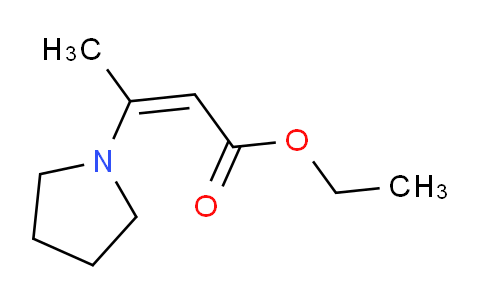 CAS No. 70526-06-6, ethyl (Z)-3-(pyrrolidin-1-yl)but-2-enoate