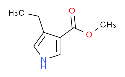 CAS No. 1260827-11-9, methyl 4-ethyl-1H-pyrrole-3-carboxylate