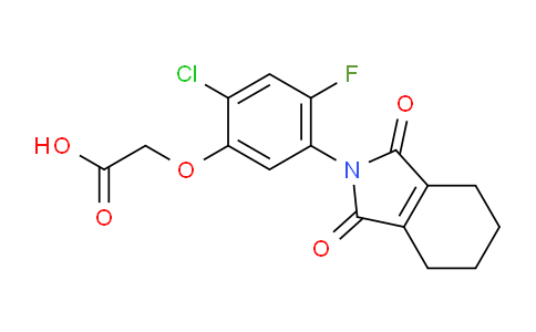 DY718272 | 87547-04-4 | 2-(2-chloro-5-(1,3-dioxo-1,3,4,5,6,7-hexahydro-2H-isoindol-2-yl)-4-fluorophenoxy)acetic acid