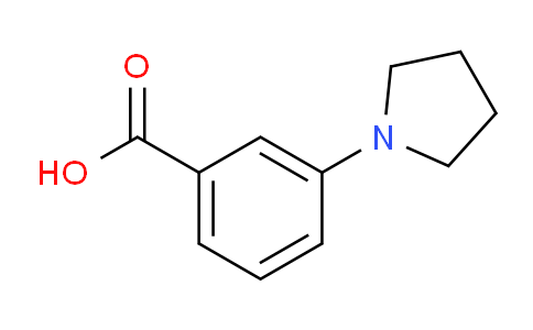 CAS No. 72548-79-9, 3-Pyrrolidin-1-yl-benzoic acid