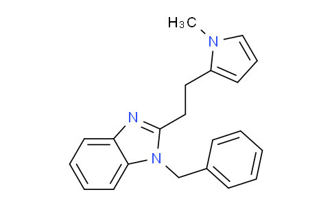 CAS No. 1242165-91-8, 1-benzyl-2-(2-(1-methyl-1H-pyrrol-2-yl)ethyl)-1H-benzo[d]imidazole