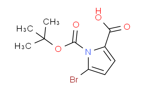 CAS No. 117657-41-7, 5-Bromo-1-(tert-butoxycarbonyl)-1H-pyrrole-2-carboxylic acid