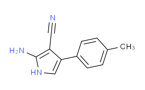 CAS No. 120450-05-7, 2-amino-4-(p-tolyl)-1H-pyrrole-3-carbonitrile