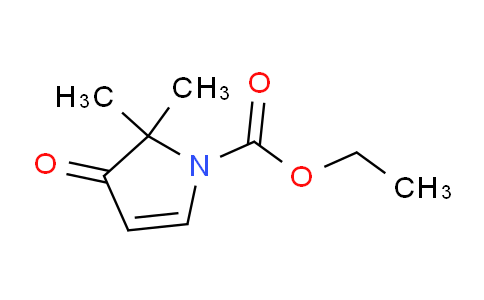 CAS No. 128545-47-1, ethyl 2,2-dimethyl-3-oxo-2,3-dihydro-1H-pyrrole-1-carboxylate