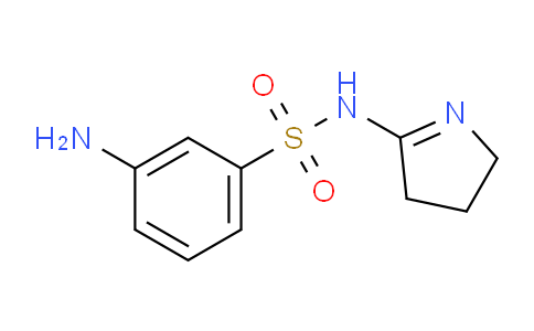 CAS No. 379255-71-7, 3-Amino-N-(3,4-dihydro-2H-pyrrol-5-yl)benzenesulfonamide
