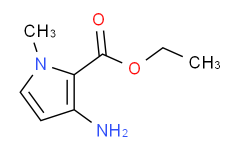 CAS No. 616225-05-9, ethyl 3-amino-1-methyl-1H-pyrrole-2-carboxylate