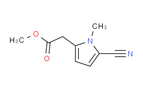CAS No. 70319-67-4, methyl 2-(5-cyano-1-methyl-1H-pyrrol-2-yl)acetate