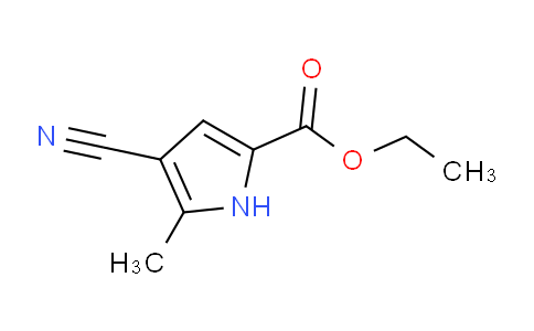 CAS No. 848498-76-0, Ethyl 4-cyano-5-methyl-1H-pyrrole-2-carboxylate