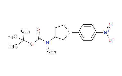 CAS No. 863401-75-6, tert-butyl methyl(1-(4-nitrophenyl)pyrrolidin-3-yl)carbamate