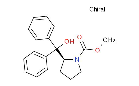 CAS No. 352535-68-3, methyl (S)-2-(hydroxydiphenylmethyl)pyrrolidine-1-carboxylate