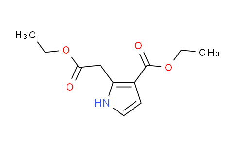 CAS No. 25472-44-0, ethyl 2-(2-ethoxy-2-oxoethyl)-1H-pyrrole-3-carboxylate