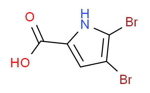 CAS No. 34649-21-3, 4,5-Dibromo-1H-pyrrole-2-carboxylic acid