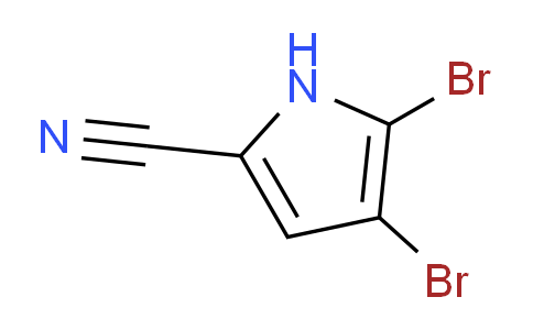 CAS No. 34649-19-9, 4,5-dibromo-1H-pyrrole-2-carbonitrile