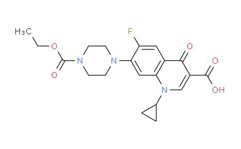 CAS No. 93594-29-7, N-Ethoxycarbonyl-ciprofloxacin