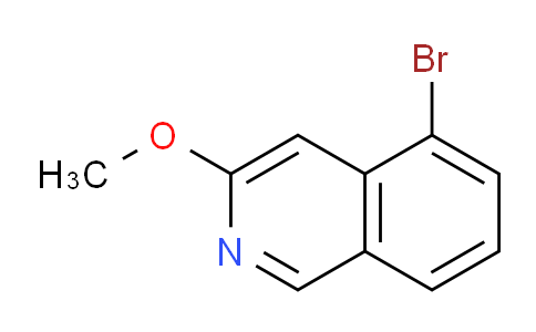 CAS No. 1330750-62-3, 5-bromo-3-methoxyisoquinoline